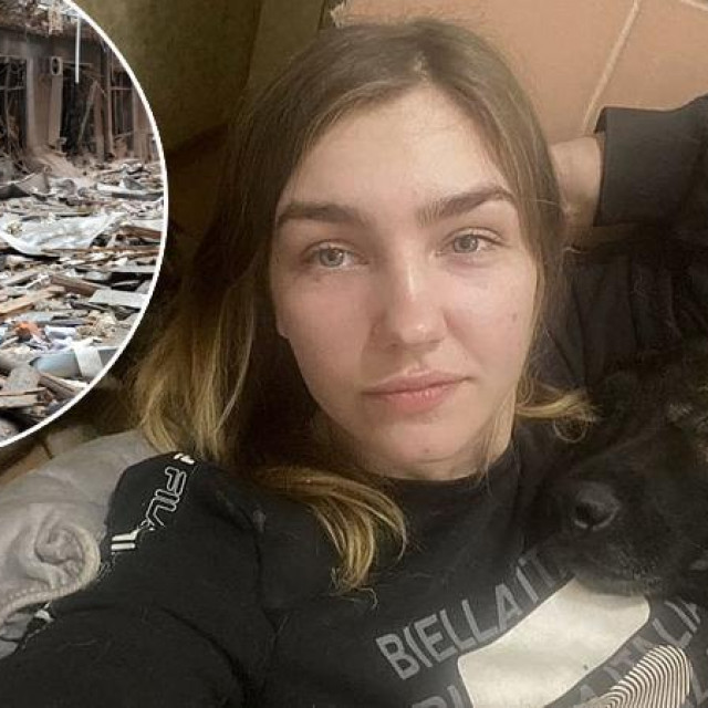 Oleksandra, razrušeni Harkiv
