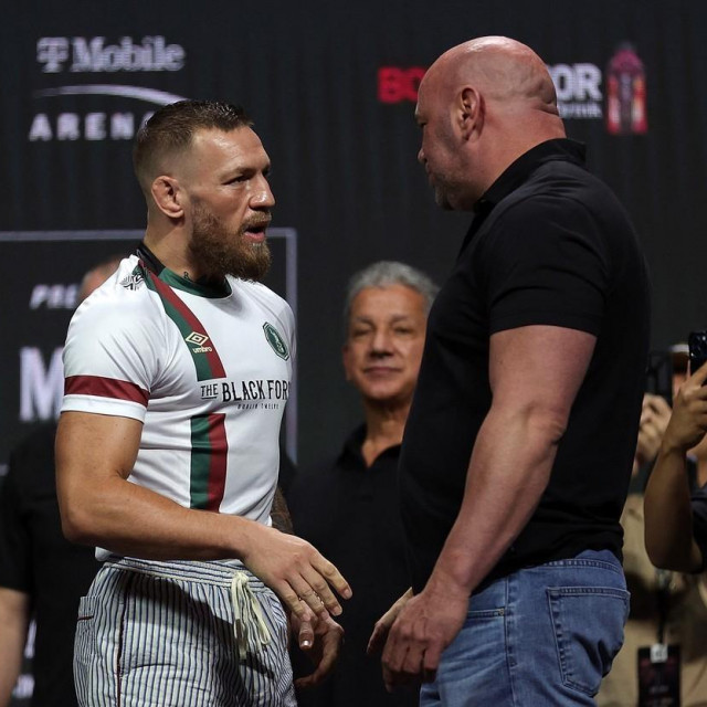 Conor McGregor i Dana White