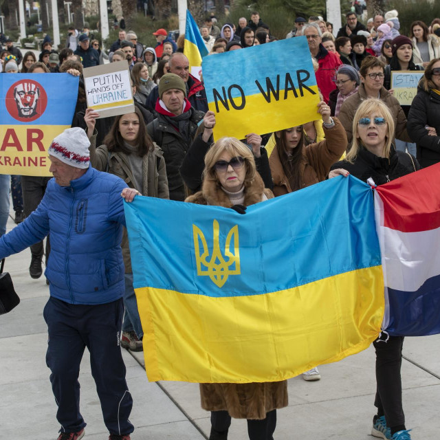 Split, skup podrske Ukrajini
