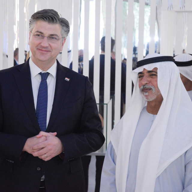 Andrej Plenković i Nahajan Mabarak Al Nahajan
