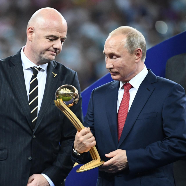 Gianni Infantino i Vladimir Putin
