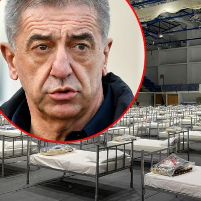 Privremeni prihvatni centar za izbjeglice u Gospiću i Darko Milinović
