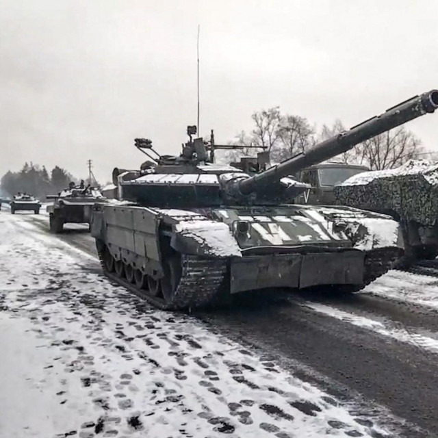 ruski tenk nadomak Kijeva
