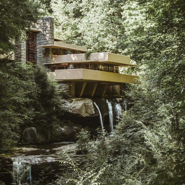 Fallingwater kuća, arhitekt Frank Lloyd Wright
