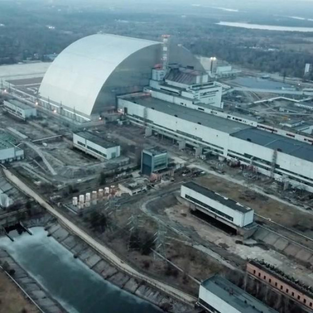 Snimka dronom nad Černobilom, fotografiju objavilo Rusko ministarstvo obrane
