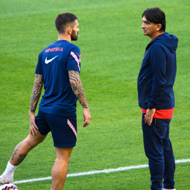 Marko Livaja i Zlatko Dalić
