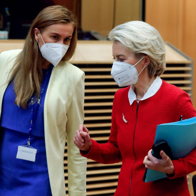 Kadri Simson i Ursula von der Leyen

