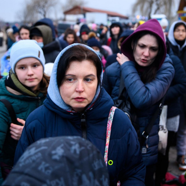 Izbjeglice na poljskoj granici

