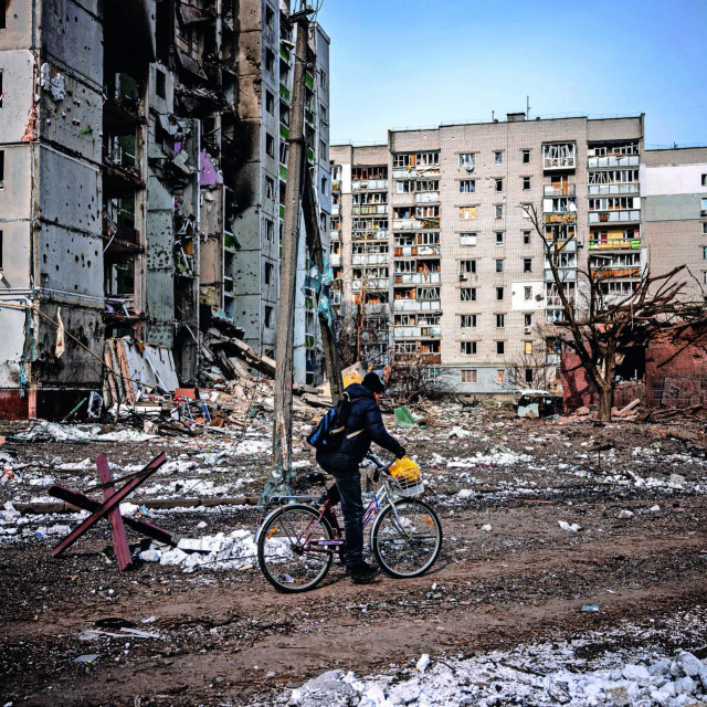 Srušene zgrade u Černihivu
