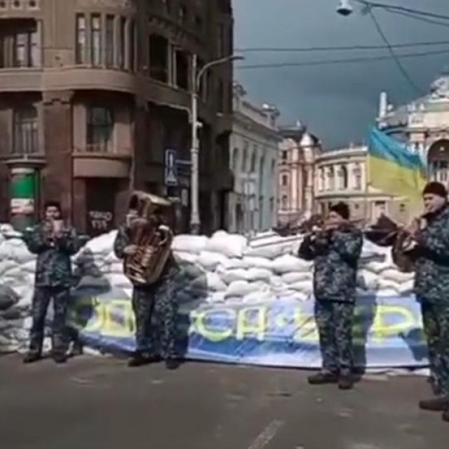 Vojni orkestar u Odesi
