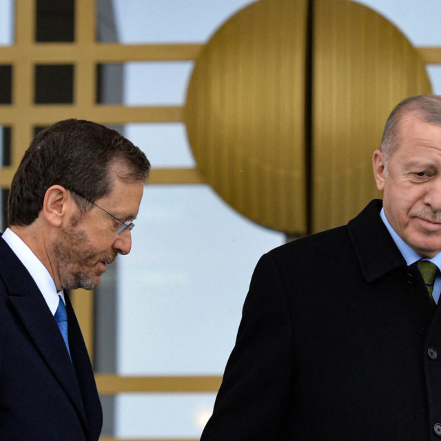 Isaac Herzog i Recep Tayyip Erdogan
