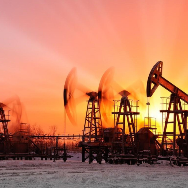 Naftne crpke, ilustracija
