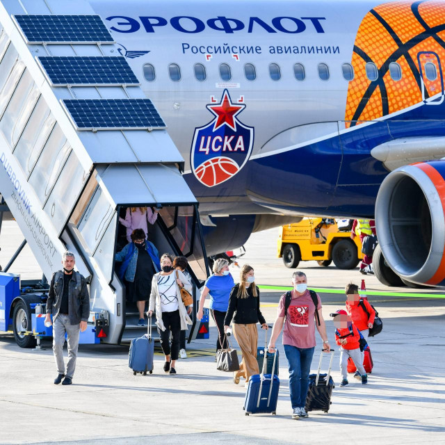 Zrakoplov Aeroflota u Dubrovniku
