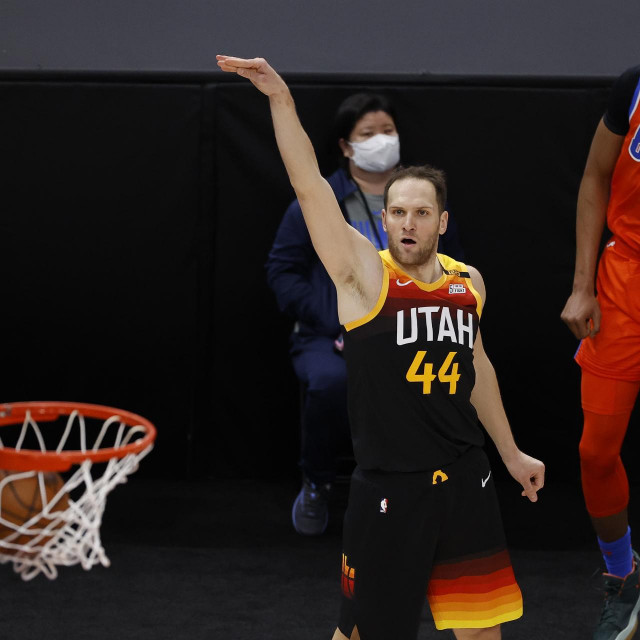 Bojan Bogdanović je u posljednje tri utakmice pogodio 21 tricu iz 35 pokušaja

