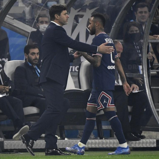 Mauricio Pochettino i Neymar
