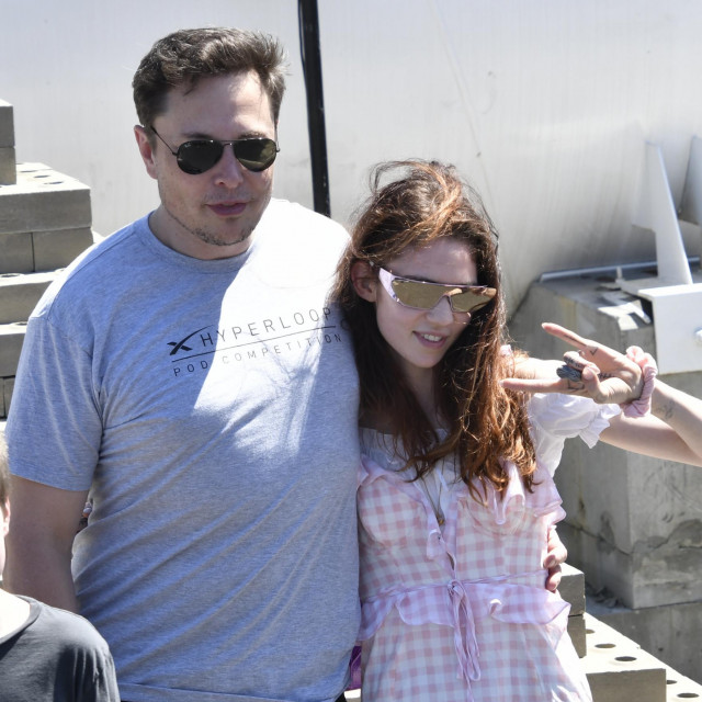 Elon Musk i Grimes
