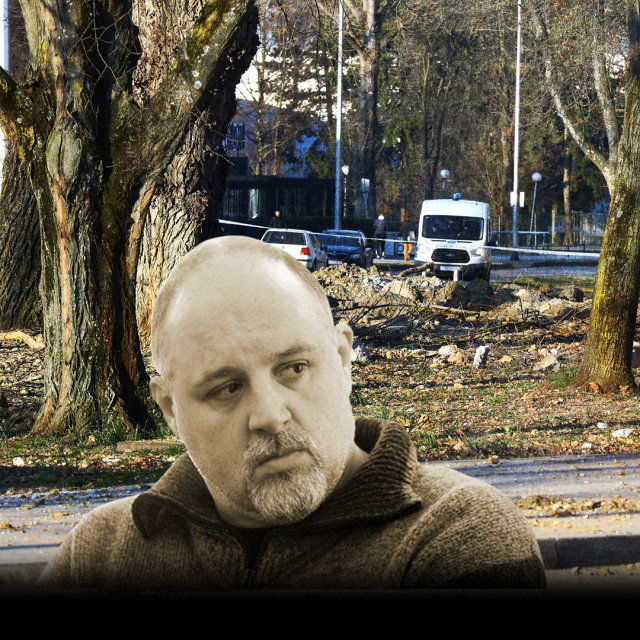 Igor Tabak (lijevo); mjesto na zagrebačkom Jarunu gdje je pala bespilotna letjelica

