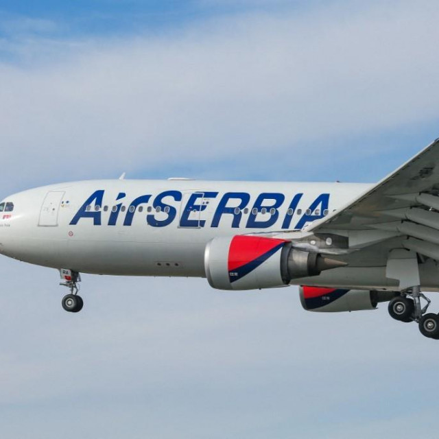 ilustrativna fotografija zrakoplova tvrtke AirSerbia
