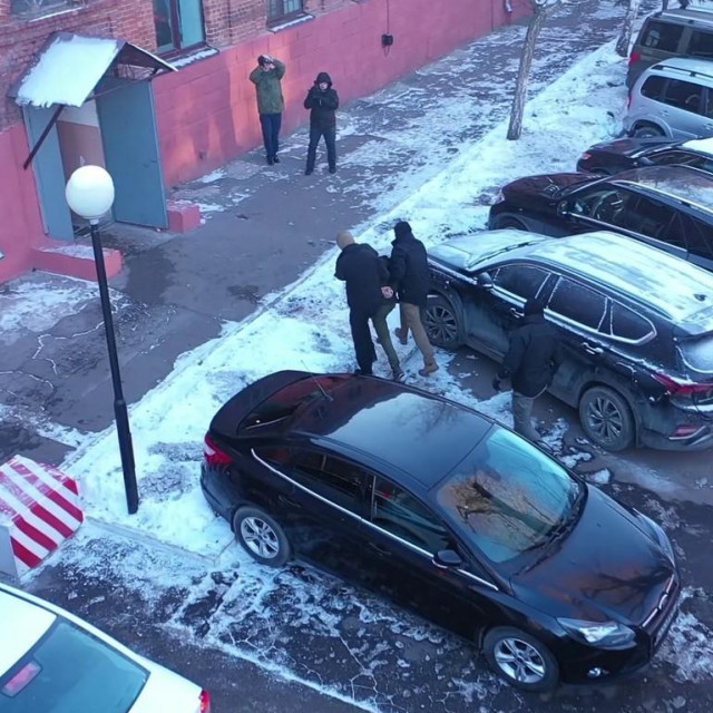 Uhićenja u Rusiji (ilustracija)
