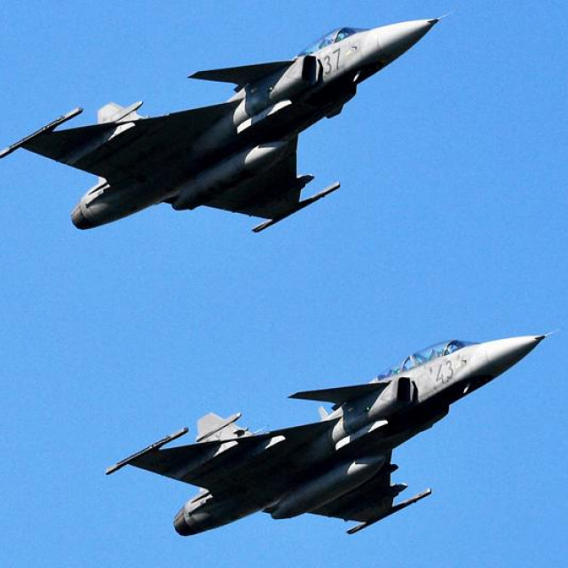 Gripeni Mađarskog ratnog zrakoplovstva (ilustrativna fotografija)
