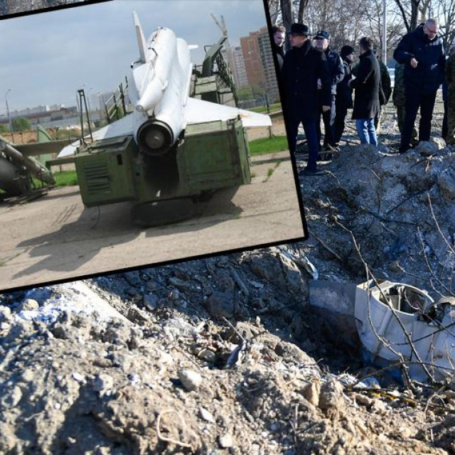 Tupolev Tu-141 i mjesto pada drona u Zagrebu
