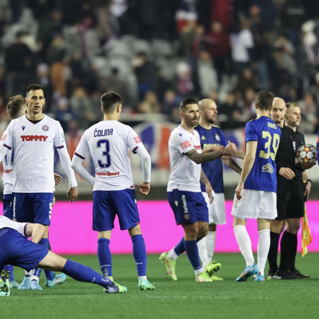 Kraj utakmice Hajduk - Dinamo
