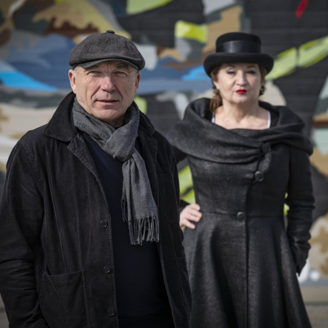Povjesničar umjetnosti Tihomir Milovac i Mirjana Dugandžija