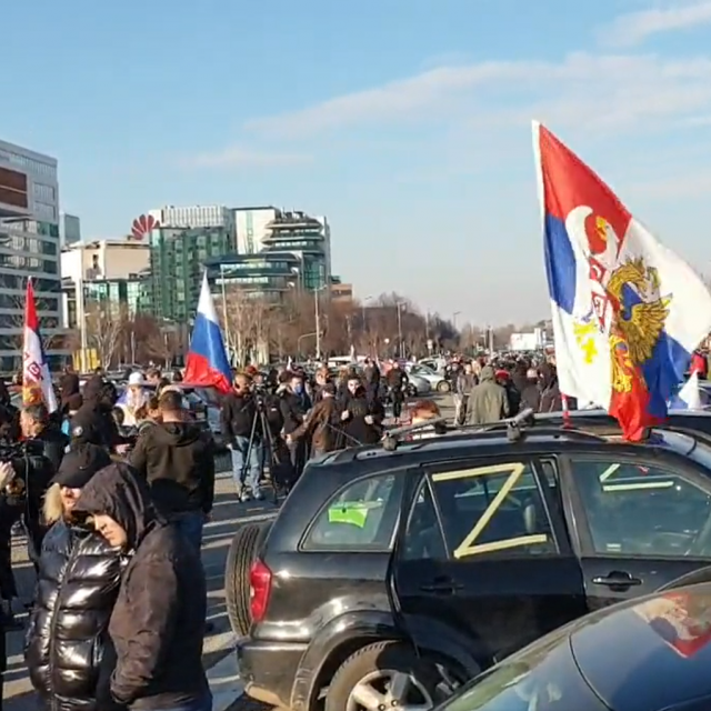 ”Vožnja podrške Rusije” u Beogradu
