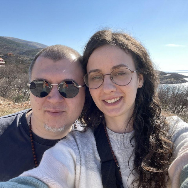 Olga Rudkovska i Vladimir Kotov, fotografija je s njihovog ranijeg izleta u Split
