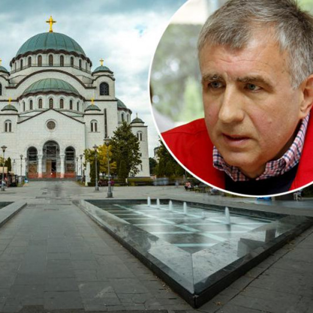 Hram svetog Save u Beogradu i Oleksandr Levčenko, bivši veleposlanik Ukrajine u Hrvatskoj
