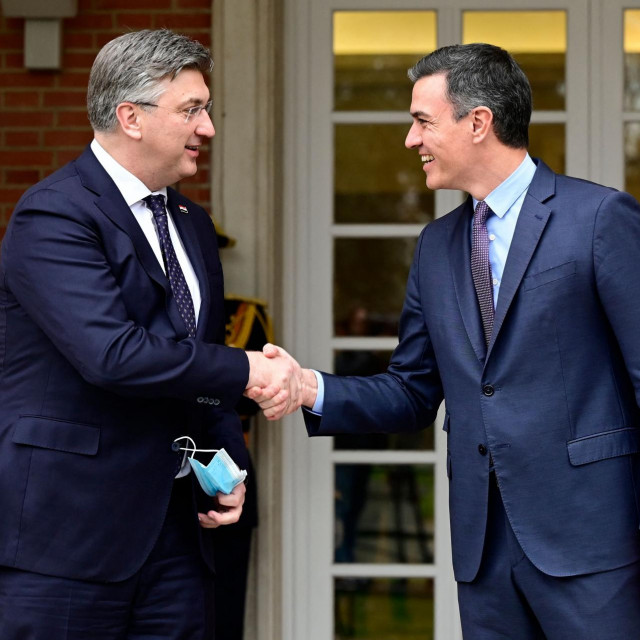 Andrej Plenković i Pedro Sánchez
