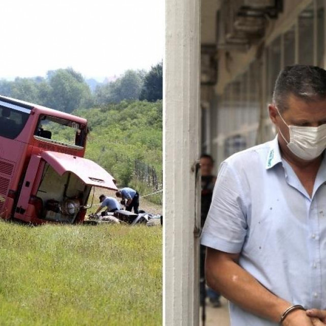 Autobus u kojemu je poginulo desetero ljudi i osuđeni vozač
