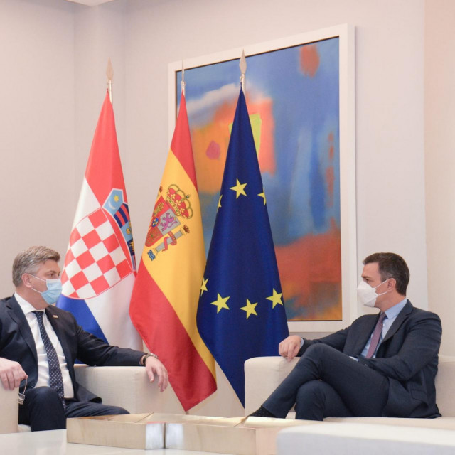 Andrej Plenković i Pedro Sanchez
