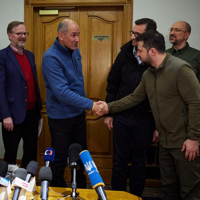 Janez Janša i Volodimir Zelenski
