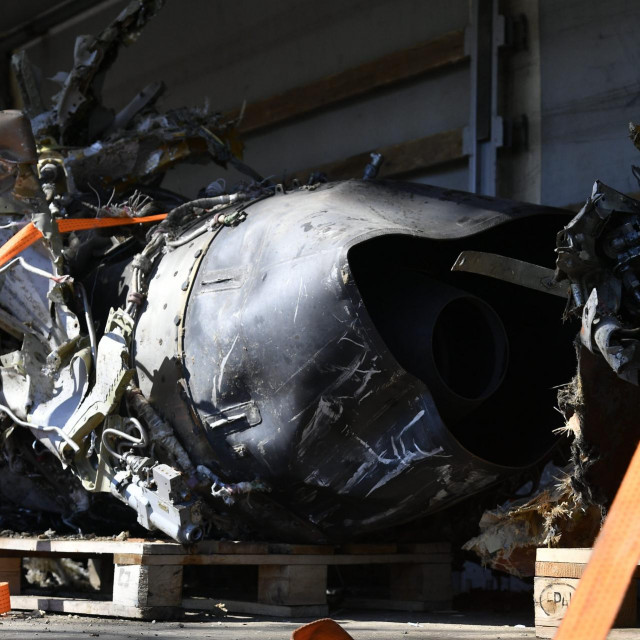 Ostaci Tu-141 koji je pao na području Jaruna
