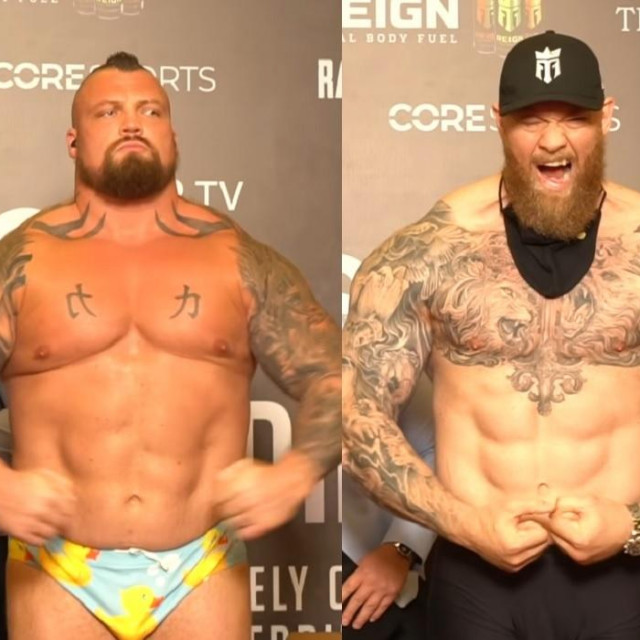 Eddie Hall i Hafthor Bjornsson

