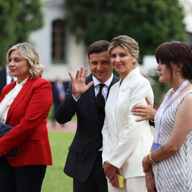 Volodimir i Olena Zelenski
