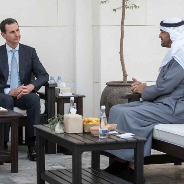 Bashar al-Assad i Mohammed bin Zayed Al-Nahyan
