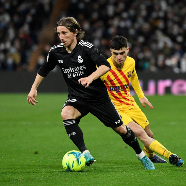 Luka Modrić se nije naigrao protiv Barcelone
