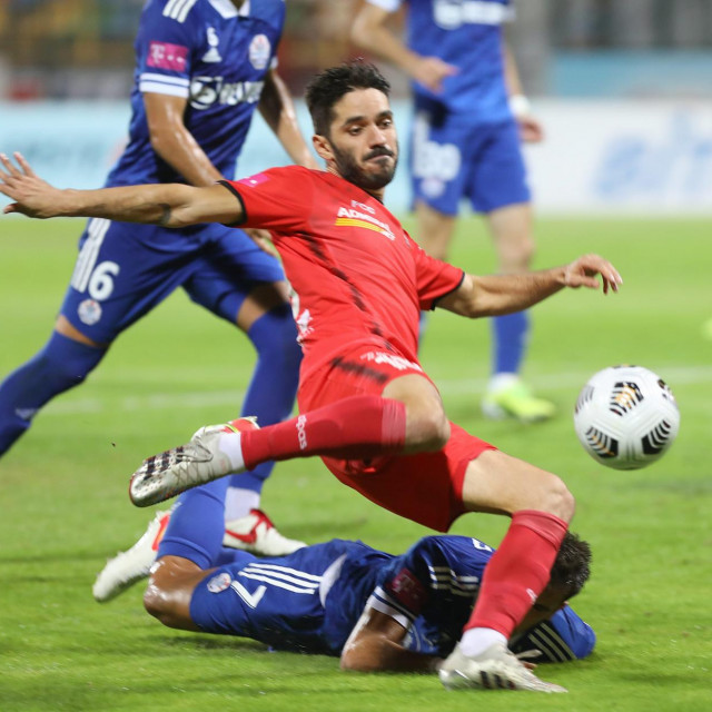 Matija Dvorneković, slika s utakmice protiv Slaven Belupa
