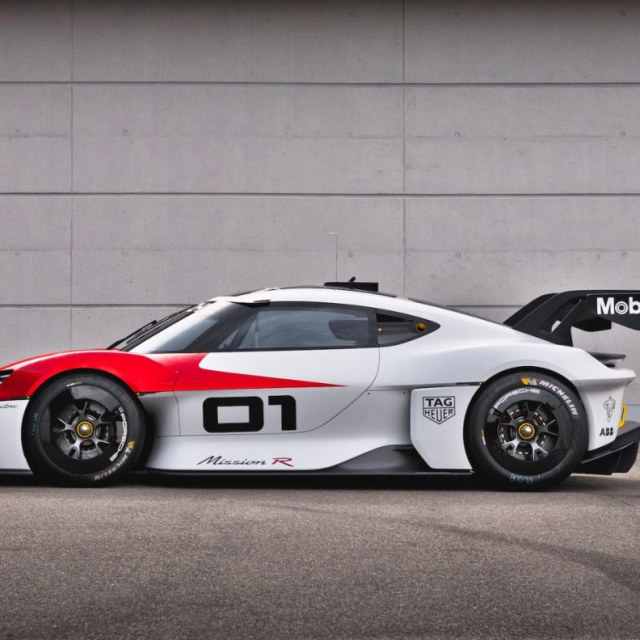 Porsche Mission R concept, ilustracija

