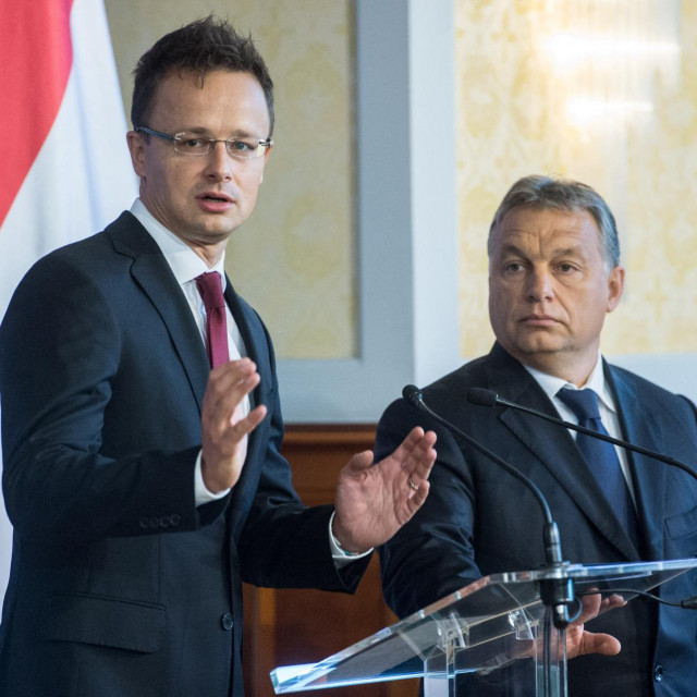 Peter Szijjarto i Viktor Orban
