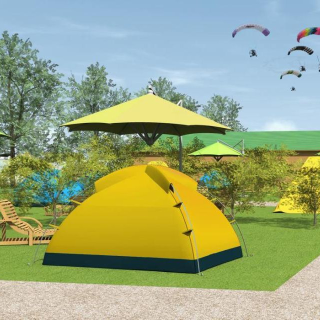 Renderi budućeg kampa za aktivni odmor u Prelogu