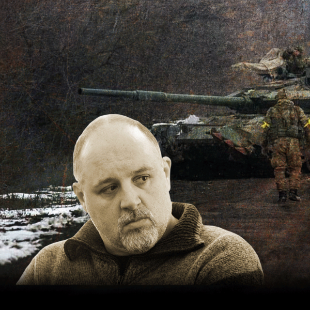 Prizor iz Kijeva, vojni analitičar Igor Tabak
