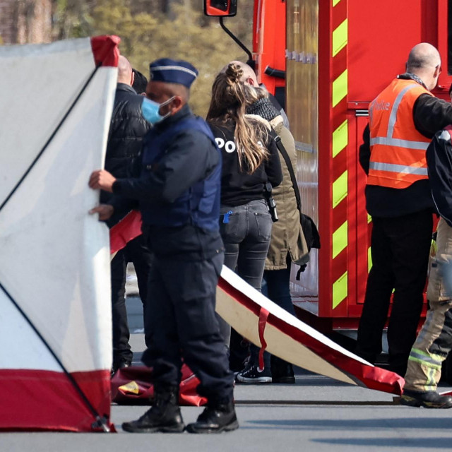 očevid nakon nesreće u Strepy-Bracquegniesu
