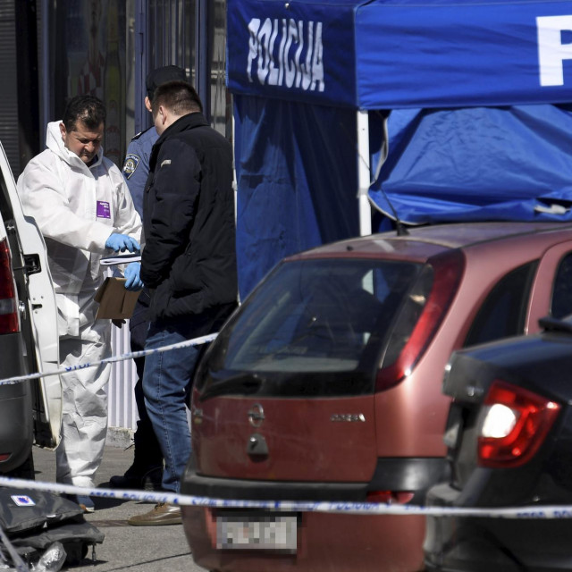 Policijski očevid na zagrebačkom Borongaju
