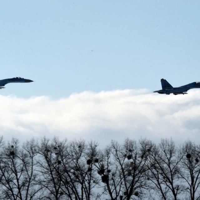 Ukrajinski lovci Su-27
