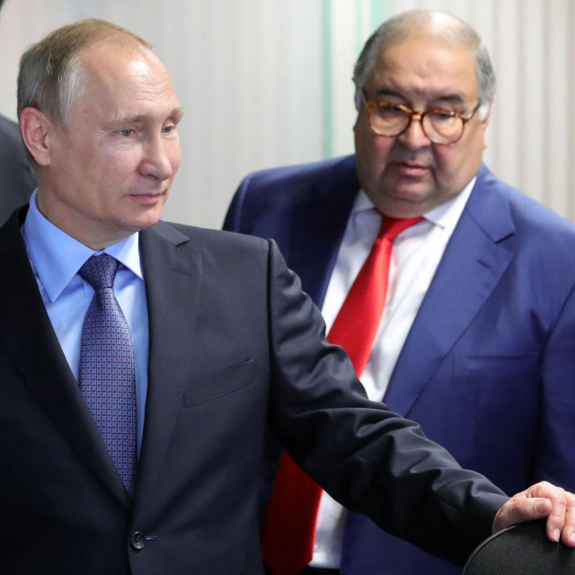 Alisher Usmanov i Vladimir Putin
