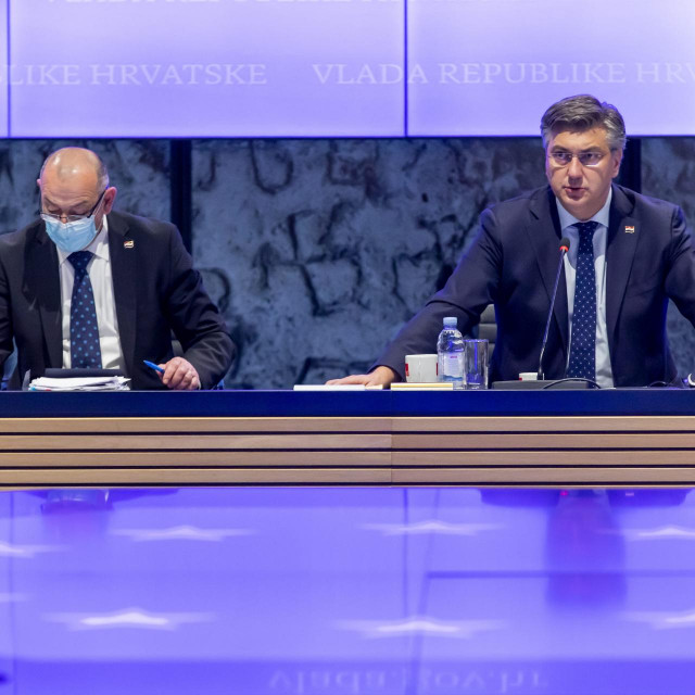 Tomo Medved i Andrej Plenković 
