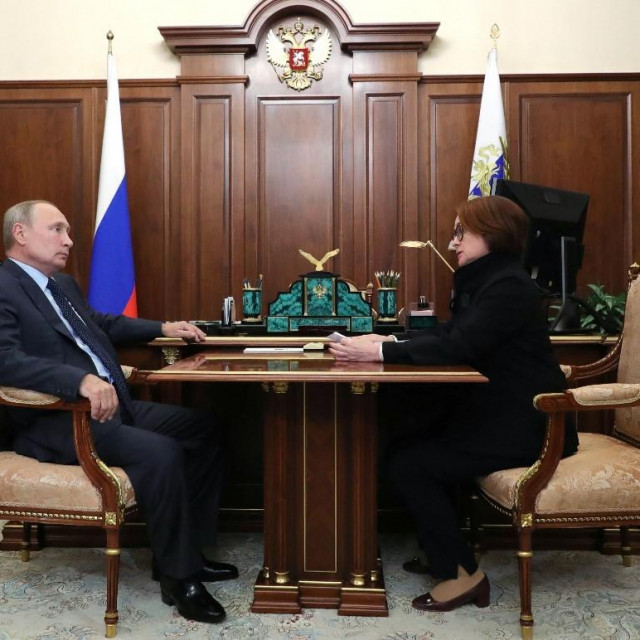 Vladimir Putin i Elvira Nabiullina